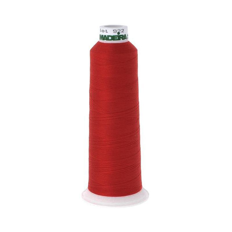 Madeira AeroQuilt Thread, 3,000yds, 100% Polyester #8380 RED