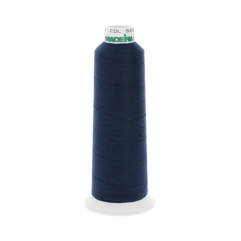 Madeira AeroQuilt Thread, 3,000yds, 100% Polyester #8420 Dark Blue