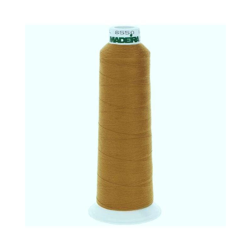 Madeira AeroQuilt Thread, 3,000yds, 100% Polyester #8550 DENIM GOLD