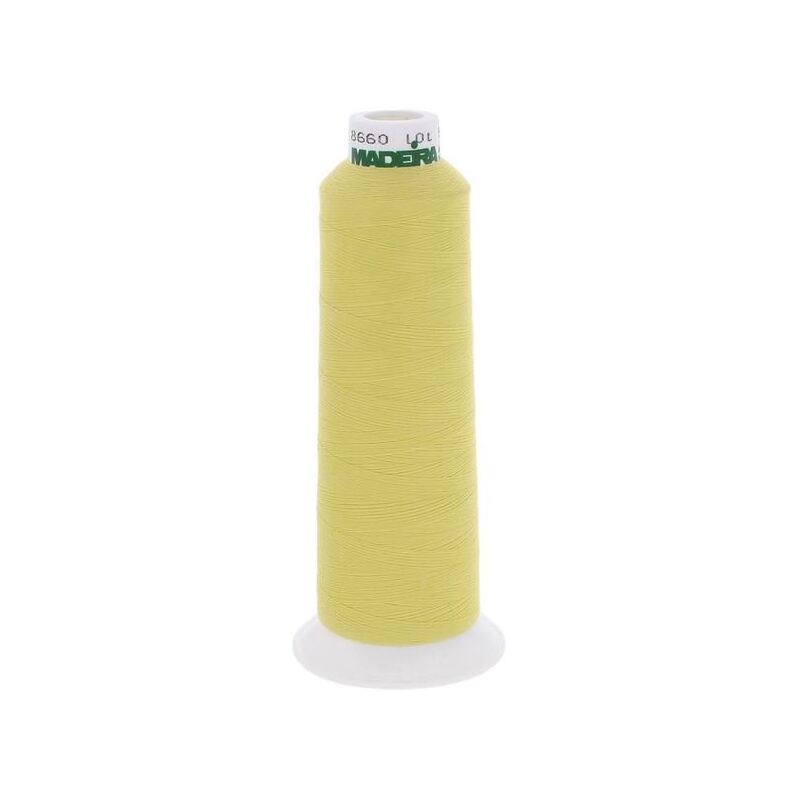 Madeira AeroQuilt Thread, 3,000yds, 100% Polyester #8660 LEMON