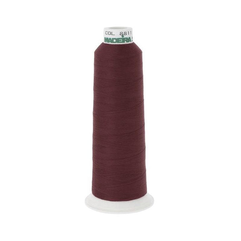 Madeira AeroQuilt Thread, 3,000yds, 100% Polyester #8811 BURGUNDY