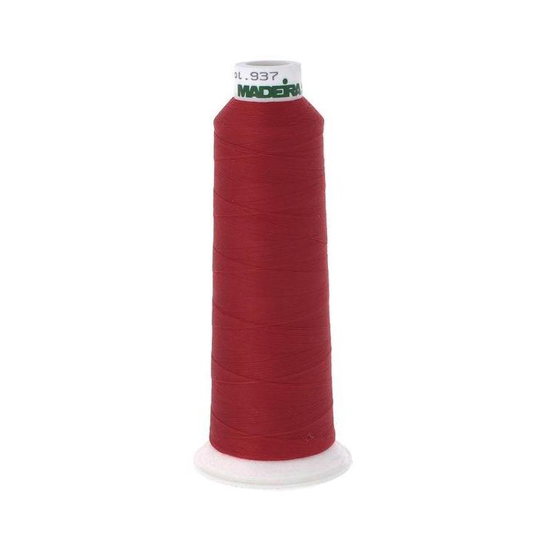 Madeira AeroQuilt Thread, 3,000yds, 100% Polyester #9470 DEEP RED
