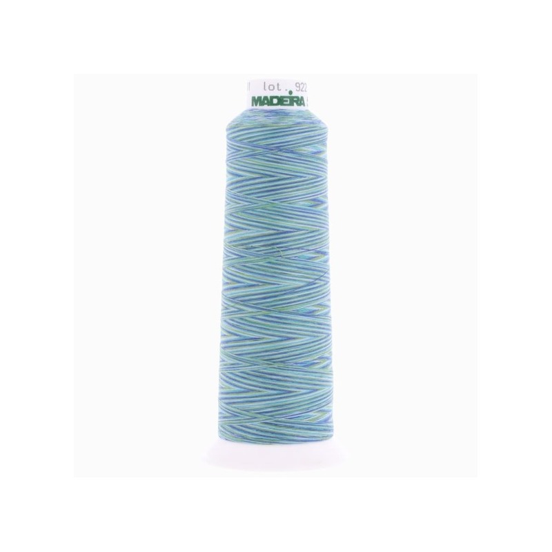 Madeira AeroQuilt Thread, 3,000yds, 100% Polyester #9508 BLUE LAGOON