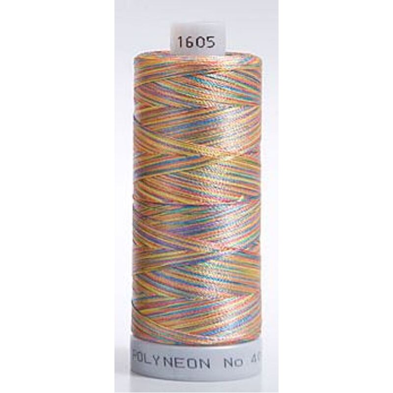 #1605 ASTRO MID RAINBOW 1000m Madeira Polyneon 40 Embroidery Thread