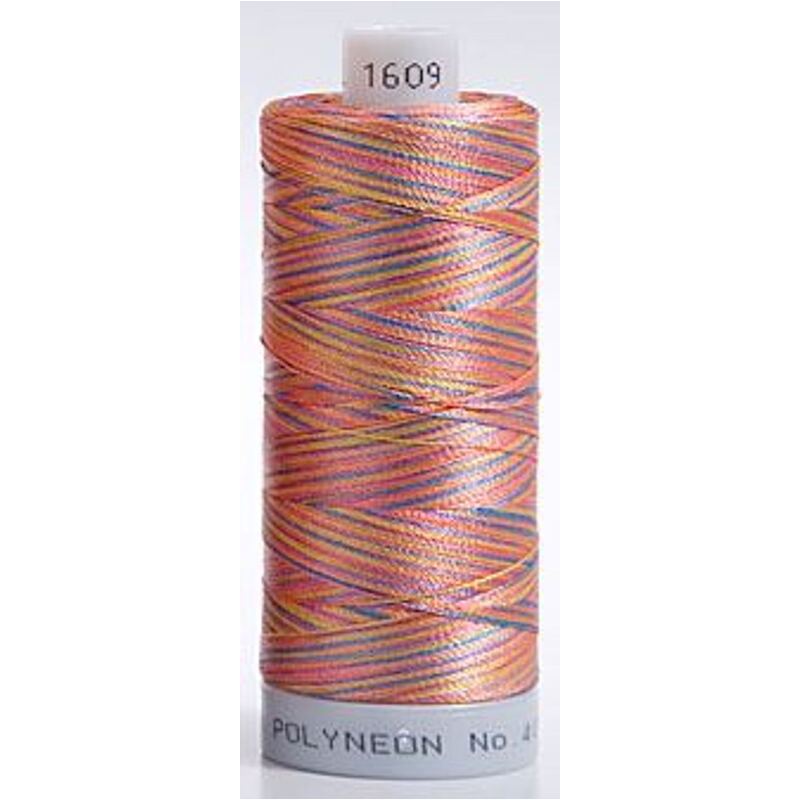 #1609 ASTRO RED RAINBOW 1000m Madeira Polyneon 40 Embroidery Thread