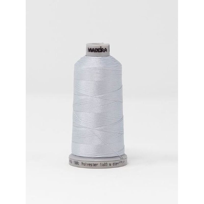 #1610 SILVER 1000m Madeira Polyneon 40 Embroidery Thread