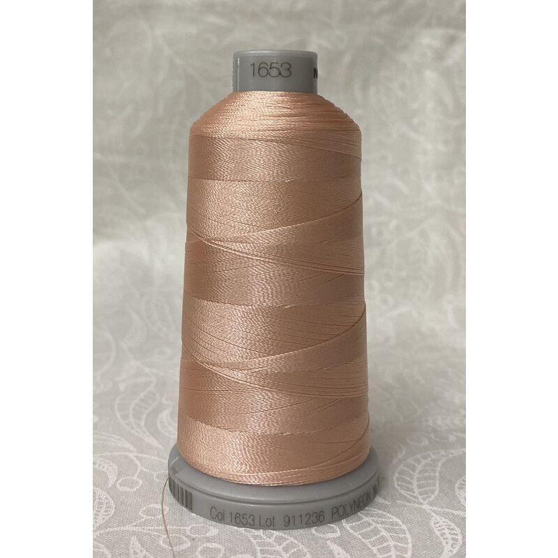 #1653 LIGHT CORAL 1000m Madeira Polyneon 40 Embroidery Thread