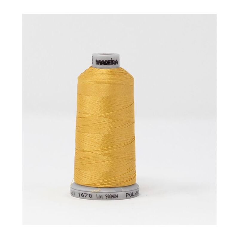 #1670 VEGAS GOLD 1000m Madeira Polyneon 40 Embroidery Thread