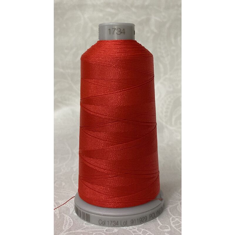 Electric Red 1734 #40 Weight Madeira Polyneon Thread