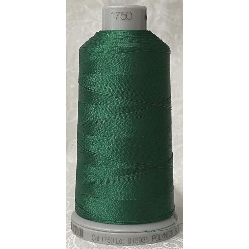 #1750 CHRISTMAS GREEN 1000m Madeira Polyneon 40 Embroidery Thread