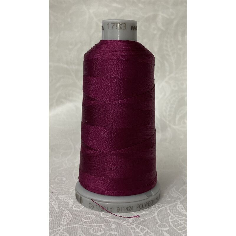 #1783 DARK RASPBERRY 1000m Madeira Polyneon 40 Embroidery Thread