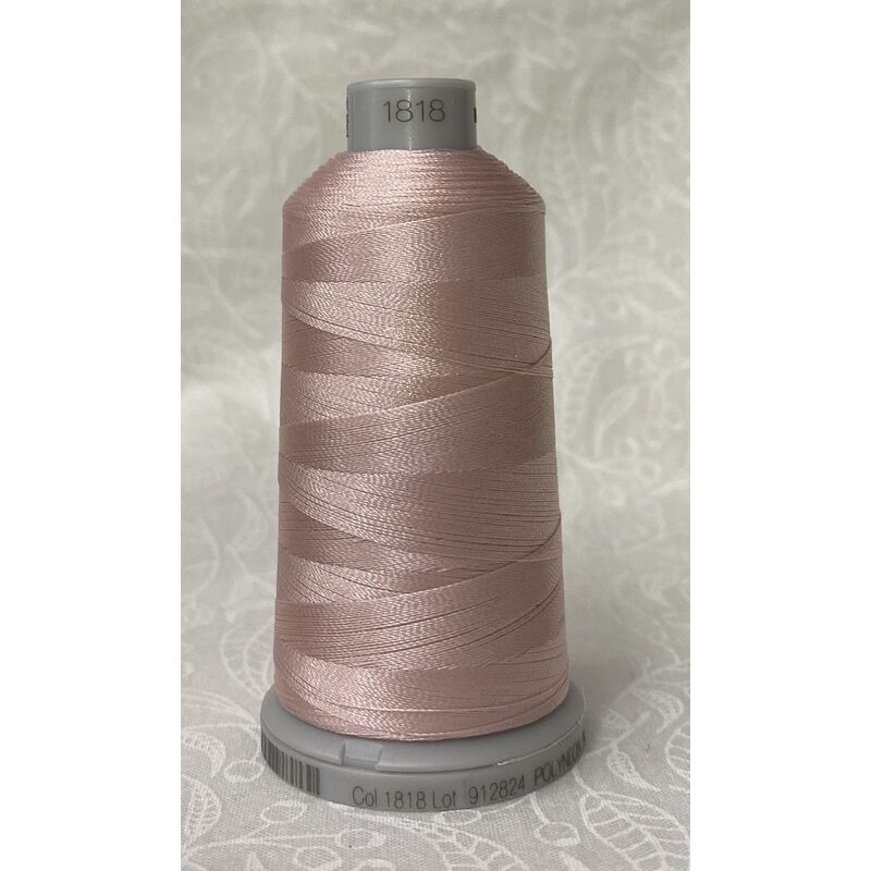 #1818 POWDER PINK 1000m Madeira Polyneon 40 Embroidery Thread