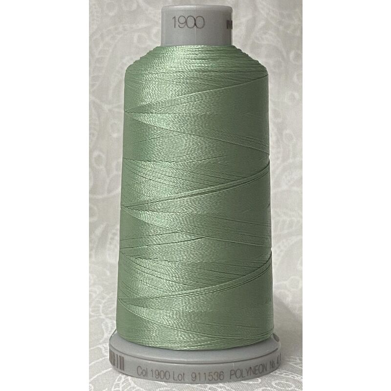 #1900 CELADON 1000m Madeira Polyneon 40 Embroidery Thread