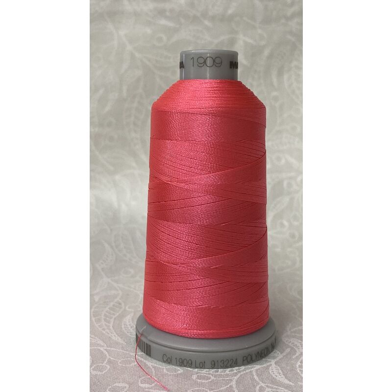 #1909 ELECTRIC PINK 1000m Madeira Polyneon 40 Embroidery Thread