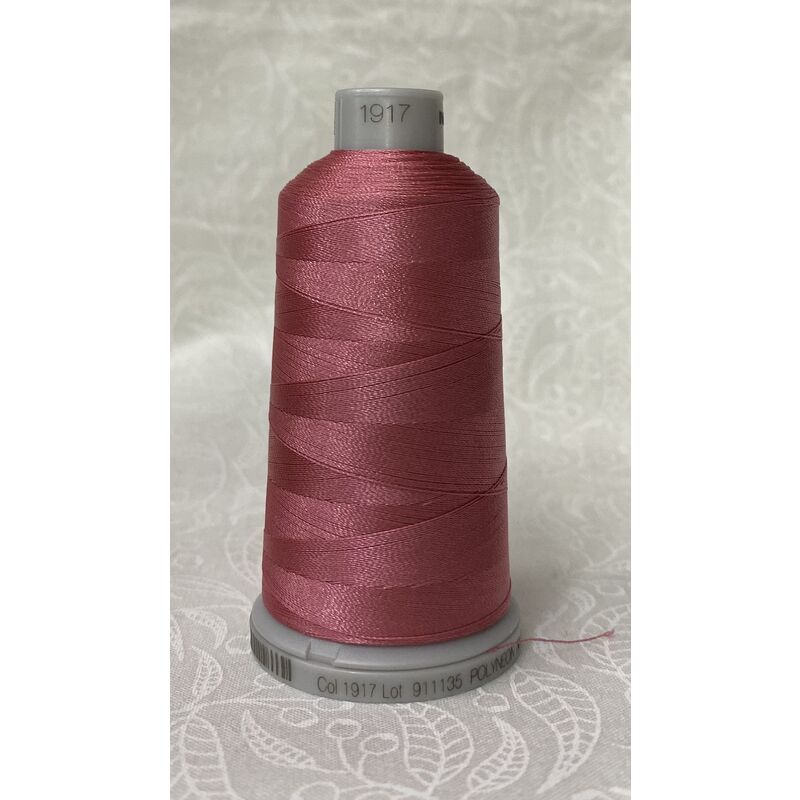 #1917 DUSTY ROSE 1000m Madeira Polyneon 40 Embroidery Thread