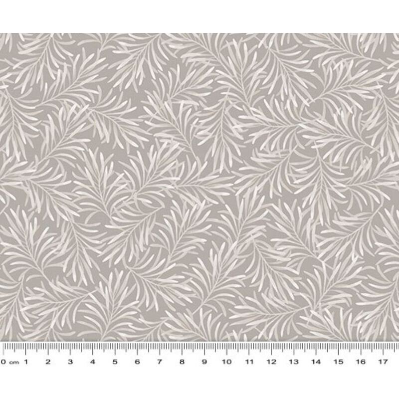 Boughs of Beauty Smoke Grey Quilt Backing Fabric, 275cm wide, 100% Cotton PER METER