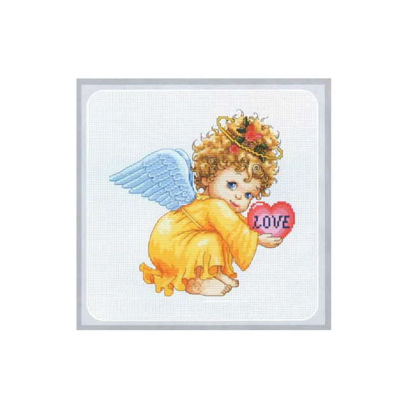 Love Angel Counted Cross Stitch Kit, 29cm x 29cm