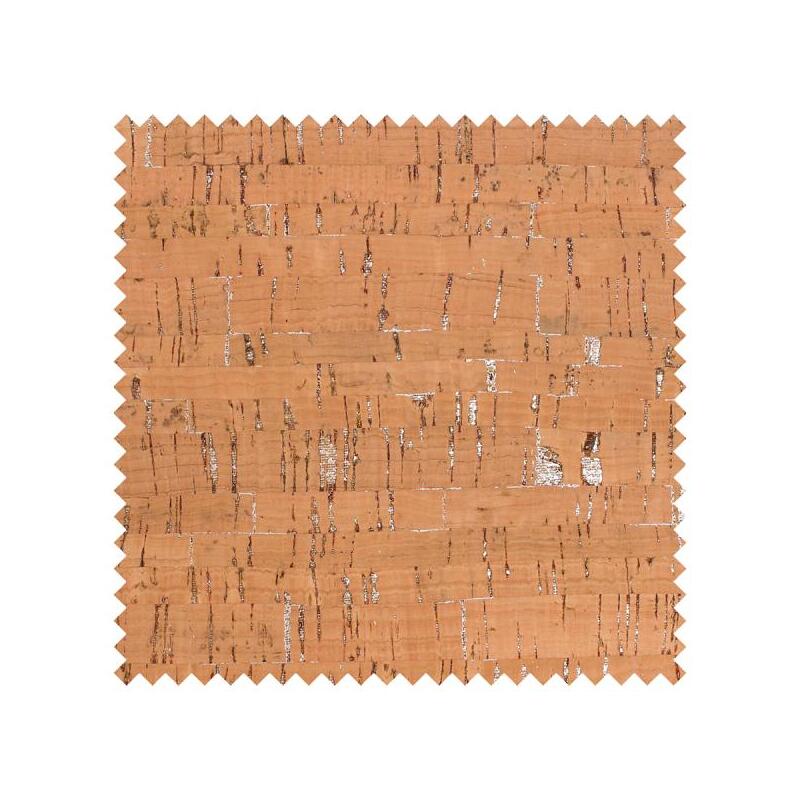 CORK Fabric, 18" x 15" Prepack, For Bags, Purses, Tan - Silver