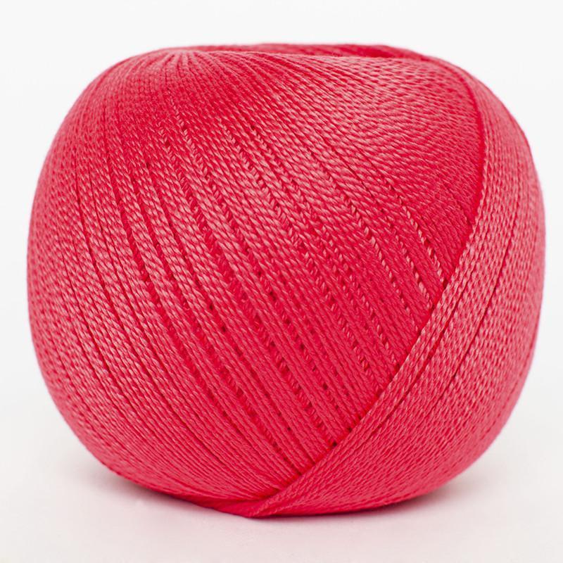 DMC PETRA Thread Size 3 #5666 RED Crochet & Knitting Cotton 100g Ball