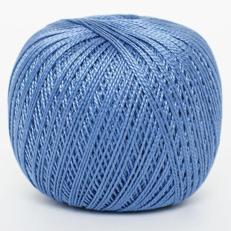 DMC PETRA Thread Size 3 #5798 DARK DELFT BLUE Crochet & Knitting Cotton 100g Ball
