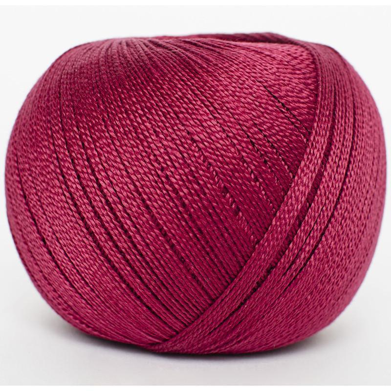 DMC PETRA Thread Size 3 #5815 MEDIUM GARNET Crochet & Knitting Cotton 100g Ball