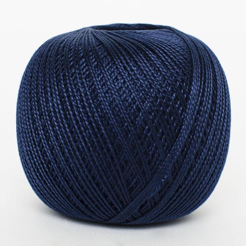 DMC PETRA Thread Size 3 #5823 NAVY BLUE Crochet & Knitting Cotton 100g Ball