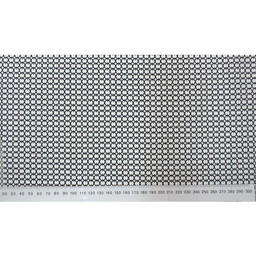 Cotton Fabric Per Metre, 110cm Wide, 9961.100 BLACK / WHITE