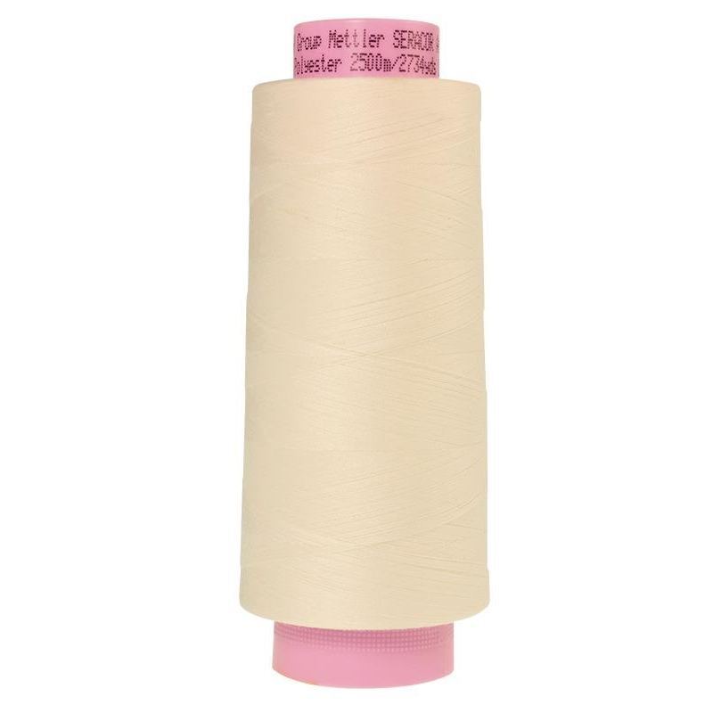 Mettler #1000 EGGSHELL 2500m Seracor Overlocking Sewing Thread