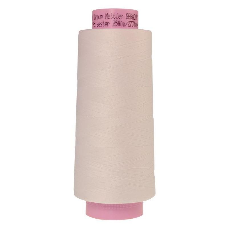 Mettler #2000 WHITE 2500m Seracor Overlocking Sewing Thread