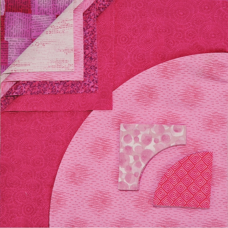 All Pink - Drunkards Path 12" Pre-Cuts by Matilda's Own, Quilt Kit