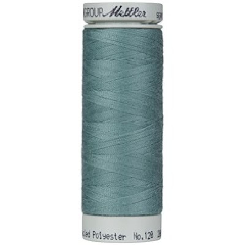 Mettler Seracycle, #1214 VINTAGE BLUE 200m 100% Recycled Polyester Thread