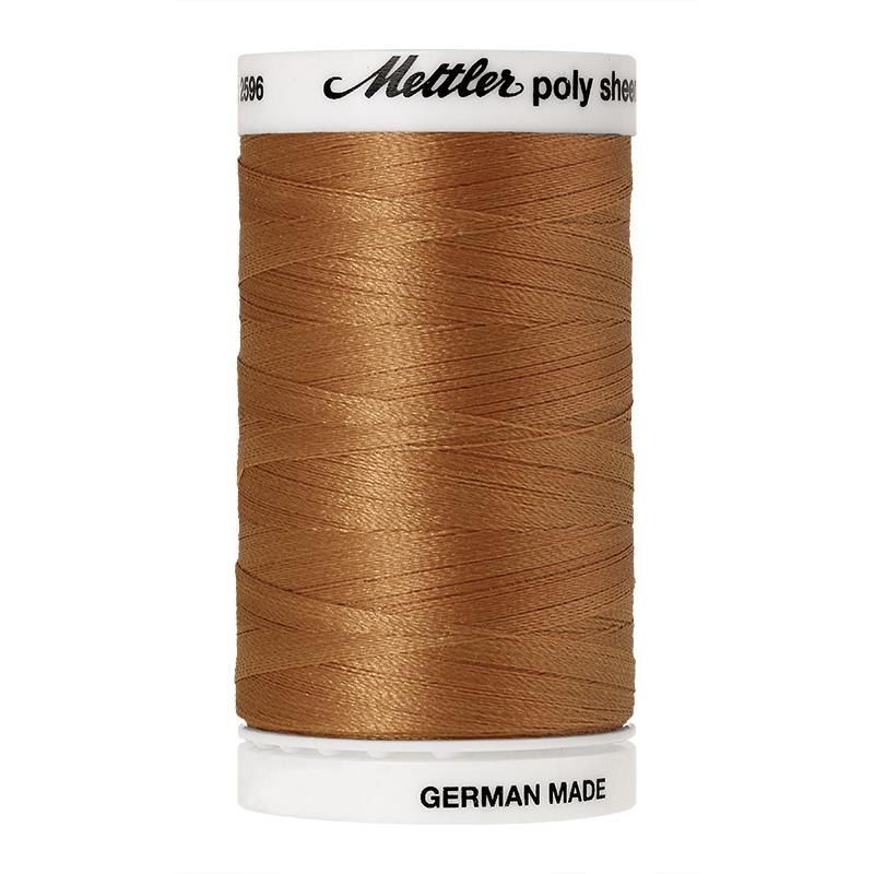 Mettler Poly Sheen #0842 TOFFEE 800m Trilobal Polyester Thread