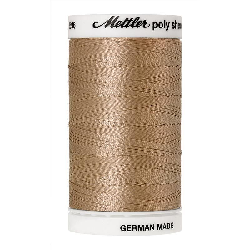 Mettler Poly Sheen #1172 IVORY 800m Trilobal Polyester Thread