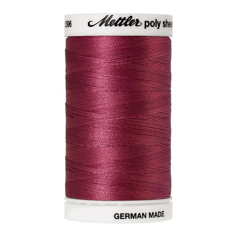 Mettler Poly Sheen #2241 MAUVE 800m Trilobal Polyester Thread