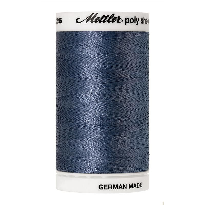 Mettler Poly Sheen #3953 OCEAN BLUE 800m Trilobal Polyester Thread