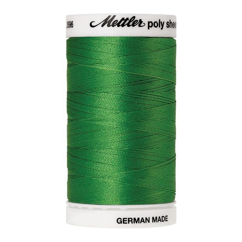 Mettler Poly Sheen #5510 EMERALD GREEN 800m Trilobal Polyester Thread