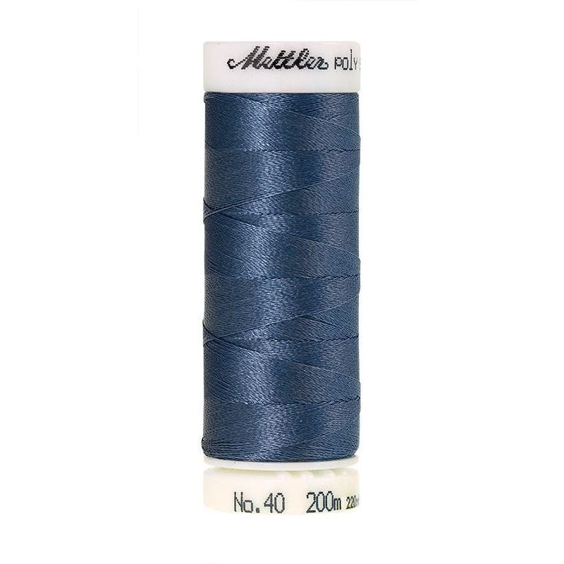 Mettler Poly Sheen #3953 OCEAN BLUE 200m Trilobal Polyester Thread