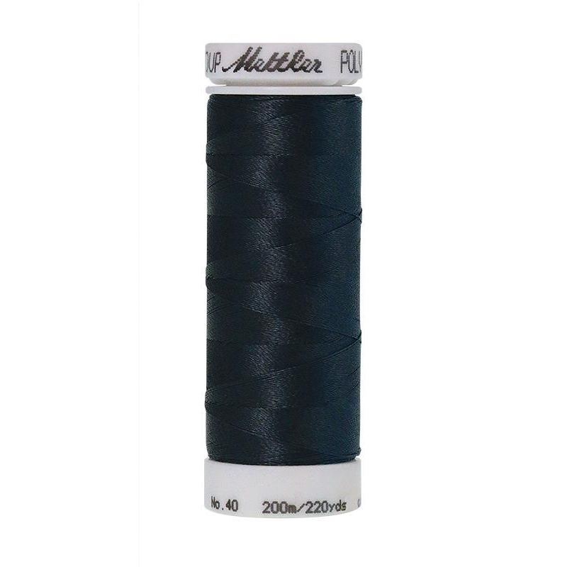 Mettler Poly Sheen #4174 CHARCOAL 200m Trilobal Polyester Thread