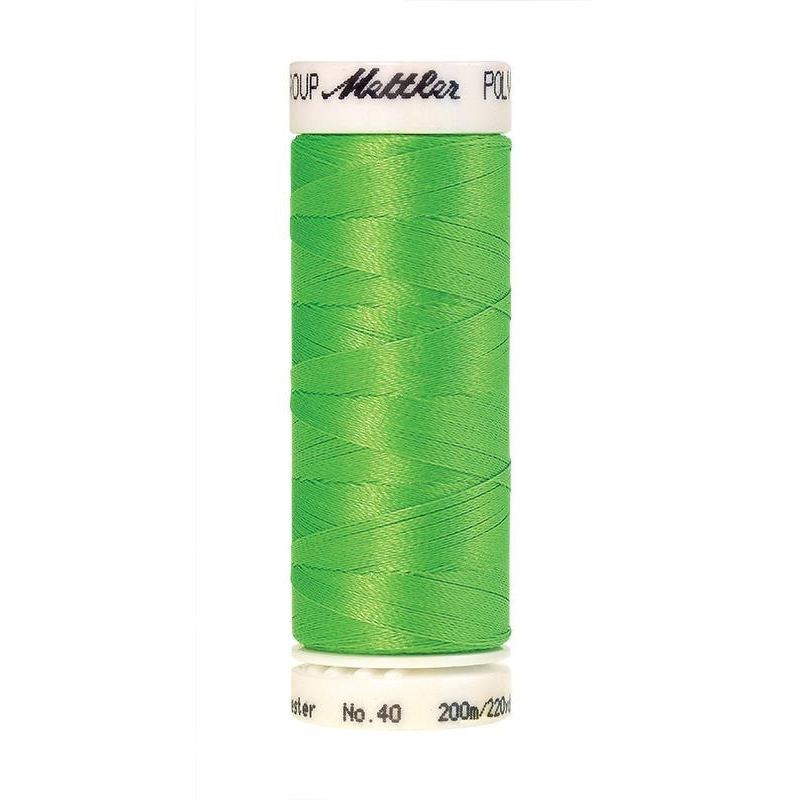 Mettler Poly Sheen #5500 LIMEDROP 200m Trilobal Polyester Thread