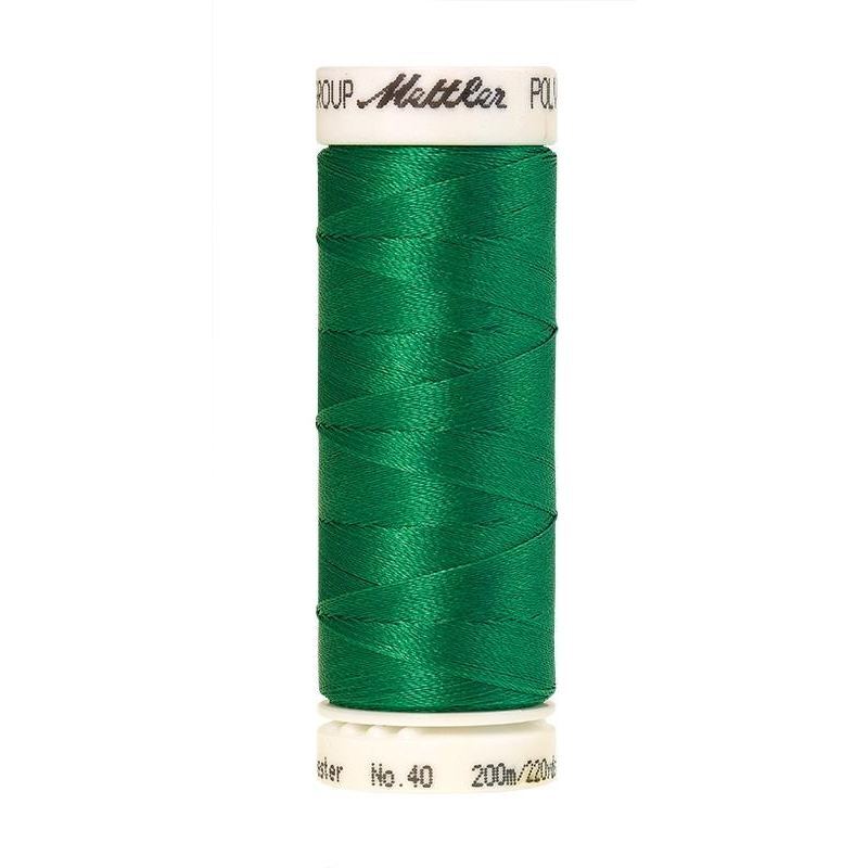 Mettler Poly Sheen #5515 KELLY GREEN 200m Trilobal Polyester Thread