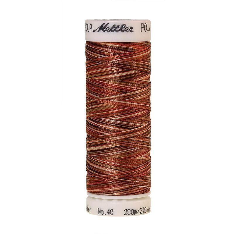 Poly Sheen Multi 40, #9302 AUTUMN SPICE Trilobal Polyester Thread 200m