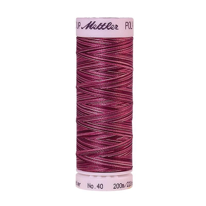 Poly Sheen Multi 40, #9922 CRANBERRY FROST Trilobal Polyester Thread 200m