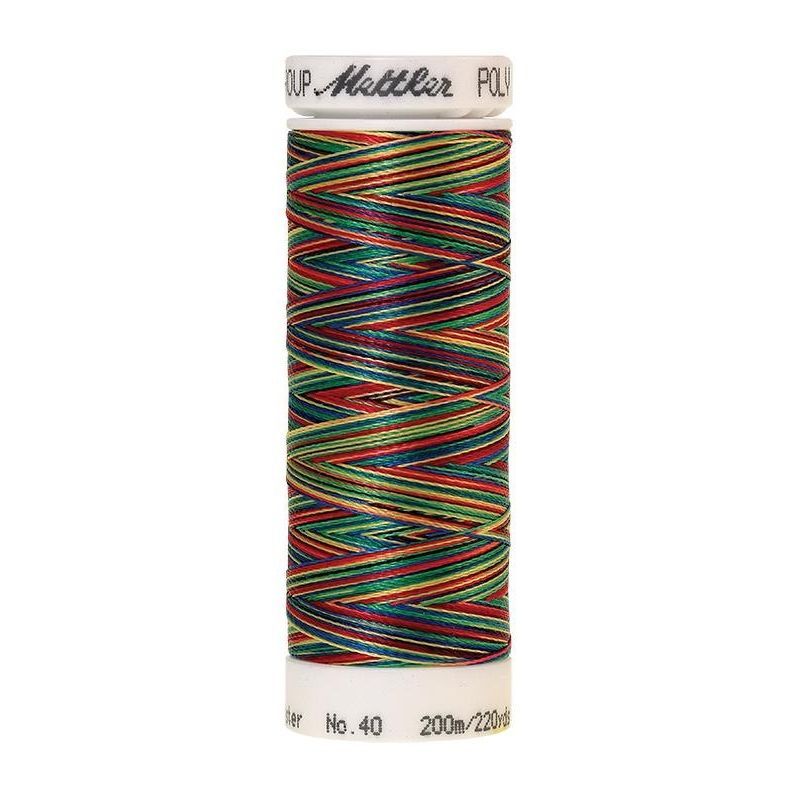 Poly Sheen Multi 40, #9937 PRIMARY MIX Trilobal Polyester Thread 200m
