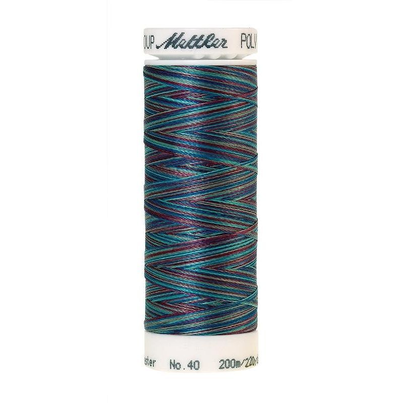 Poly Sheen Multi 40, #9970 ROYAL GEMS Trilobal Polyester Thread 200m