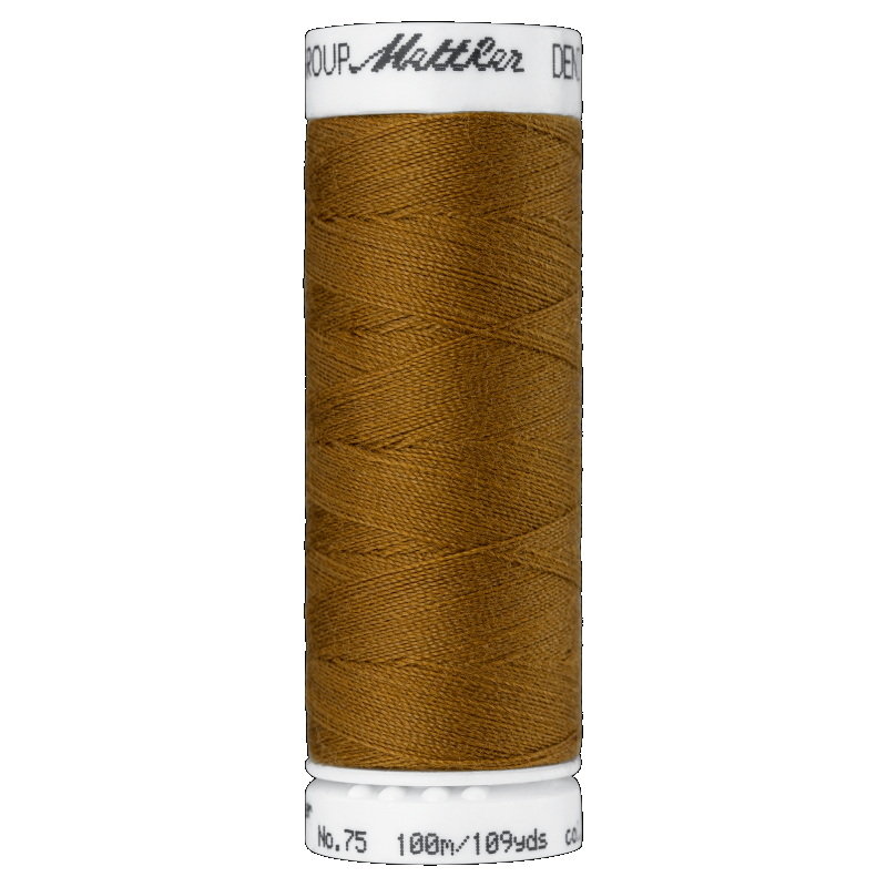 Mettler #1479 OCHER Denim Doc 100m Sewing Thread for Denim Fabrics