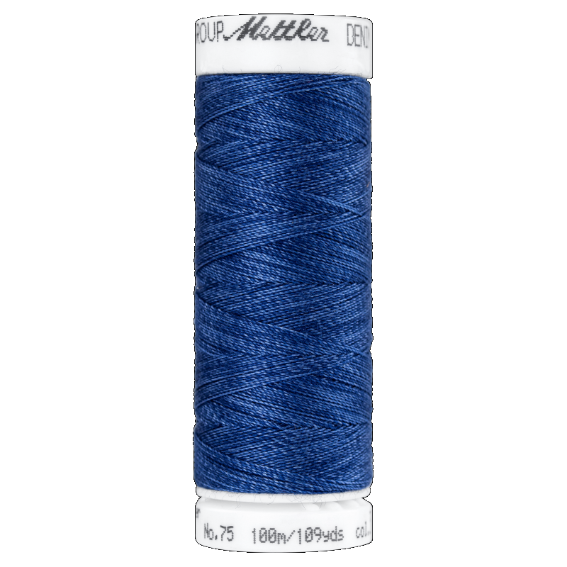 Mettler #3623 NAVY BLUE Denim Doc 100m Sewing Thread for Denim Fabrics