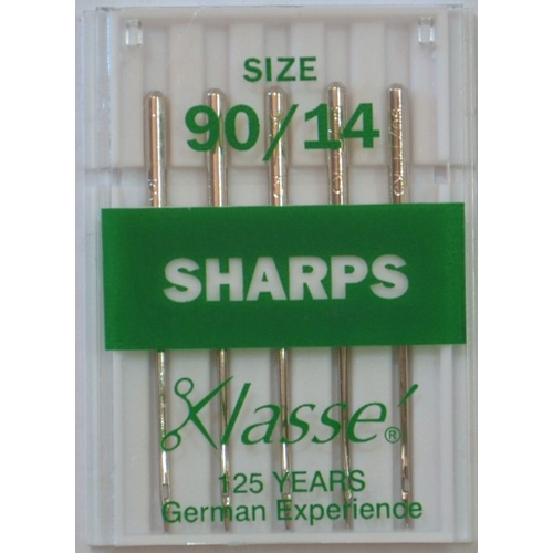 Klasse Sewing Machine Needles, STRETCH Size 90 / 14, Pack of 5 Needles