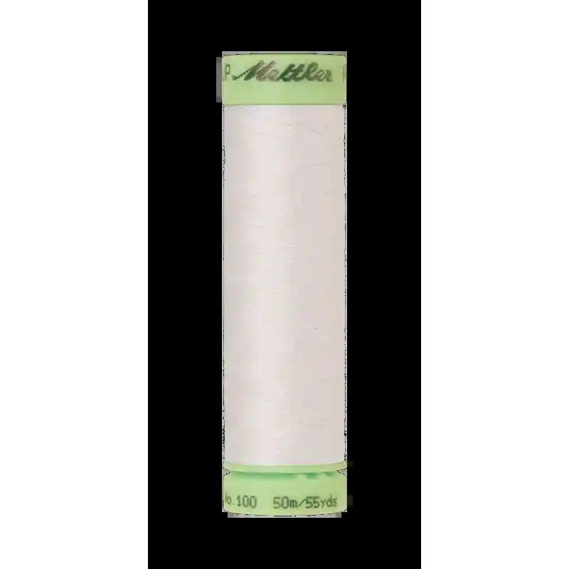Mettler Amanda Silk #2000 WHITE Sewing Thread 50m
