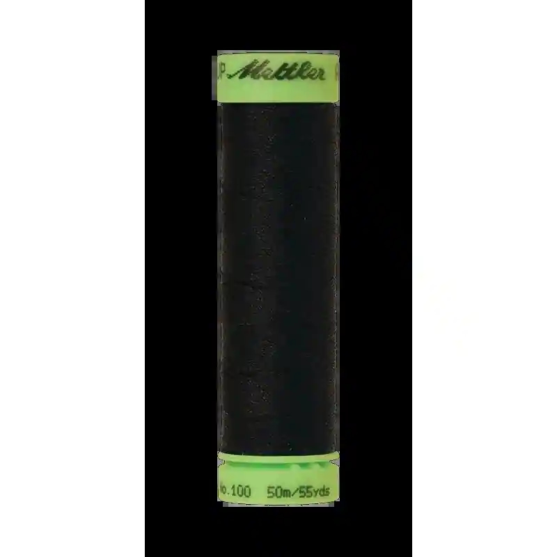Mettler Amanda Silk #4000 BLACK Sewing Thread 50m