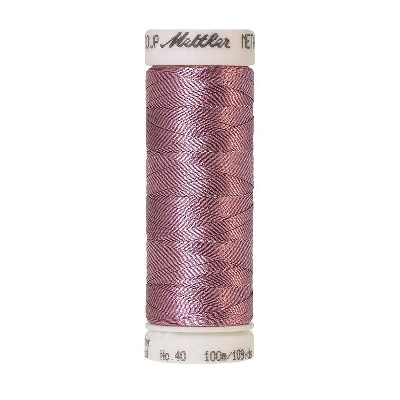 Mettler Metallic 40, #2830 BRIGHT AMETHYST Embroidery Thread 100m